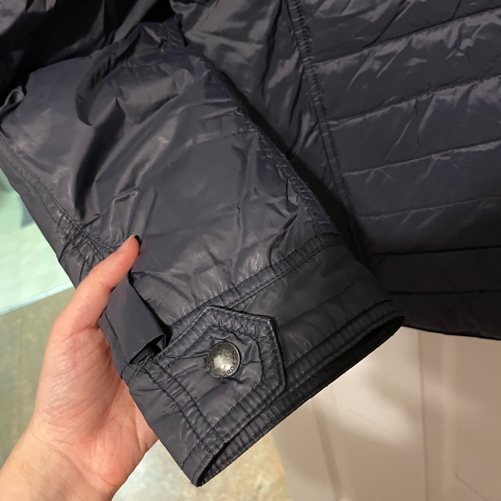Banana Republic Navy Primaloft Quilted Puffer Shirt Jacket - Picture 12 of 12